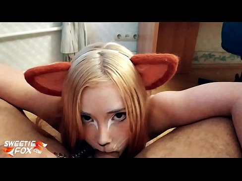 ❤️ Kitsune schlucken Dick a kum an hirem Mond ❤❌ Porno bei eis ﹏